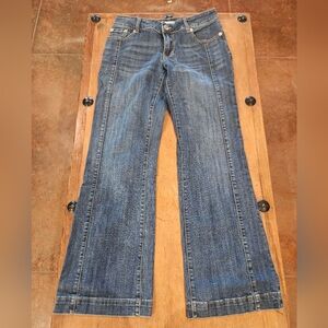 Stetson Women's Flare Jeans in Classic Blue